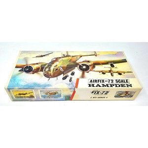 NIB Vintage Airfix-72 HAMPDEN 1/72 Scale Plastic Model Kit No. 491 Series 4